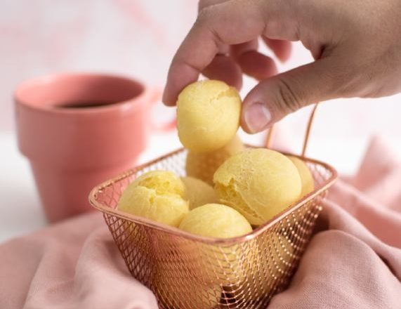 Receita – Pão sem queijo (versão vegana do pão de queijo)