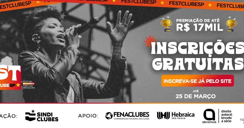 Últimos dias de inscrições para a 3ª edição do FestClubeSP