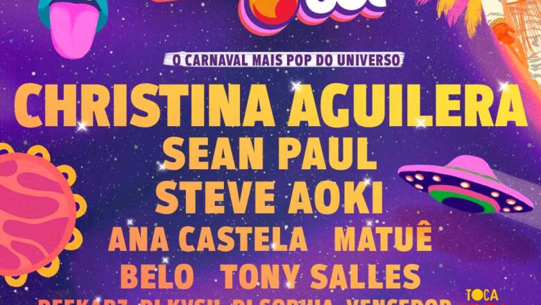 CarnaUOL anuncia lineup internacional com Christina Aguilera, Sean Paul, Steve Aoki e reposiciona marca na sua 10ª edição