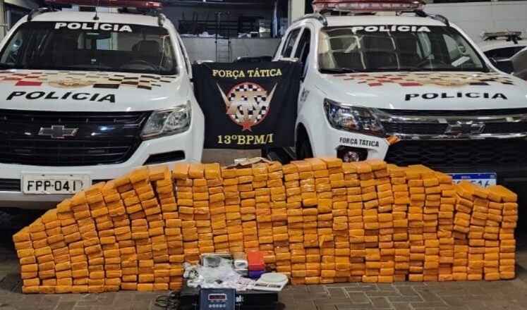Homem suspeito de fazer ‘delivery de droga’ é preso com mais de 400 kg de maconha em Araraquara