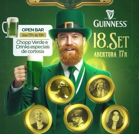 São Paulo celebra o Halfway St. Patrick’s Day com rock e tradição