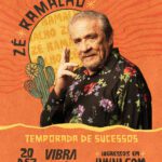Zé Ramalho celebra cinco décadas de carreira com show repleto de sucessos, na Vibra São Paulo