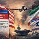 EUA alertam cidadãos a deixarem Israel em meio a tensão com o Irã