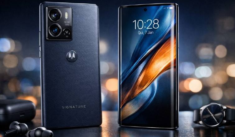 Motorola lança linha premium Signature e mira novo patamar no mercado de smartphones